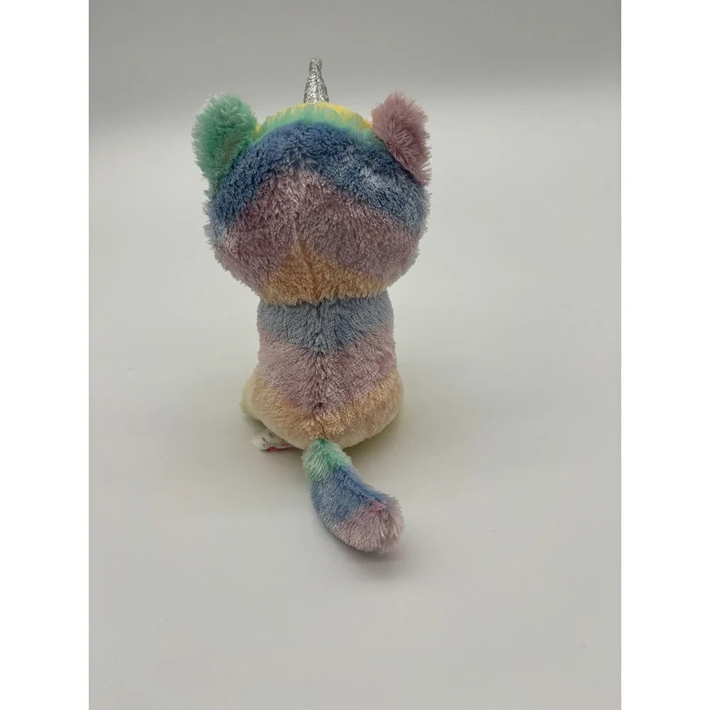 Ty Beanie Boos-Heather the Unicorn Cat 6